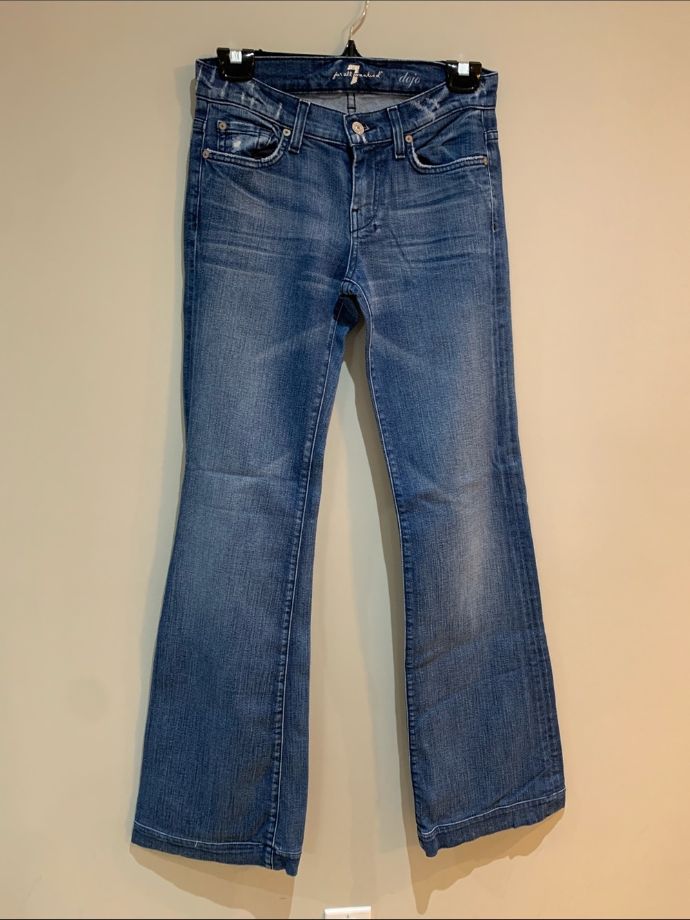 VINTAGE - 7 For All Mankind Medium Blue Flared Jeans